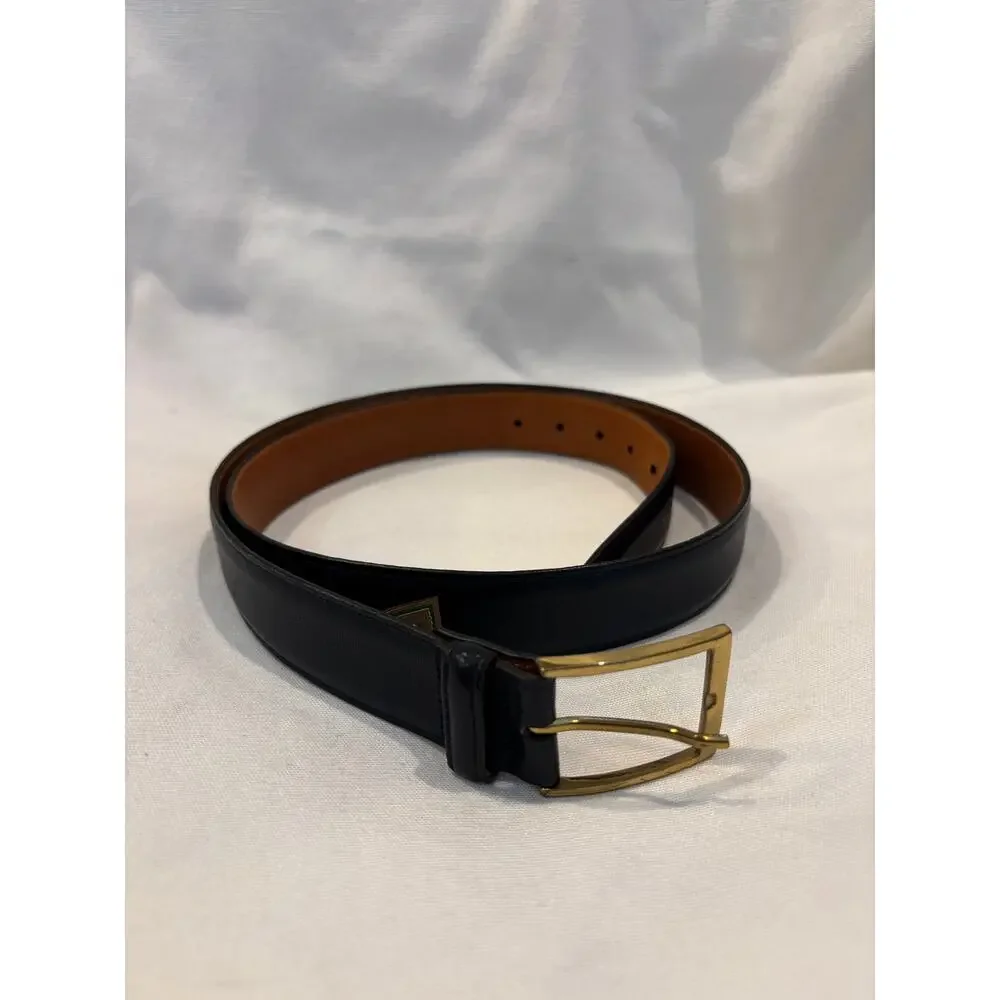 Vintage Trafalgar Belt Glove Leather Mens Size 34 Black